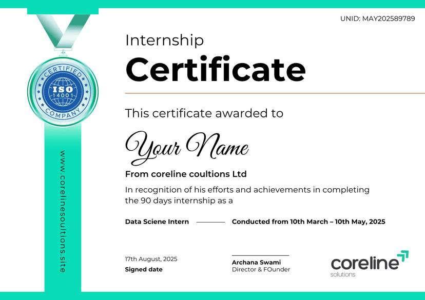 Data Analyst Certification
